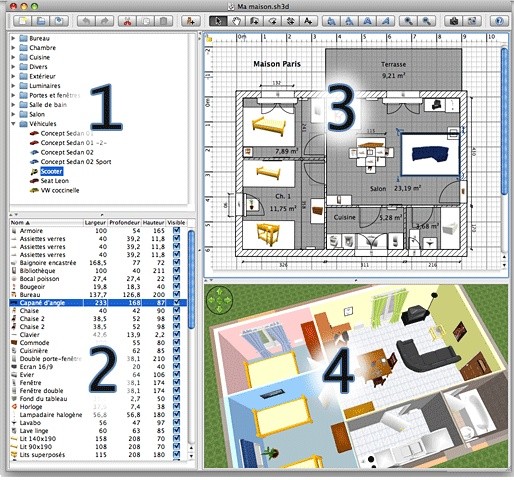 Sweet home 3d programma open source per la progettazione d for Programma per disegnare interni